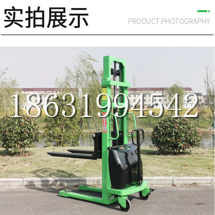 沙洋县电动叉车堆高车液压铲车电瓶1吨2吨站驾步行式小型全自动叉车